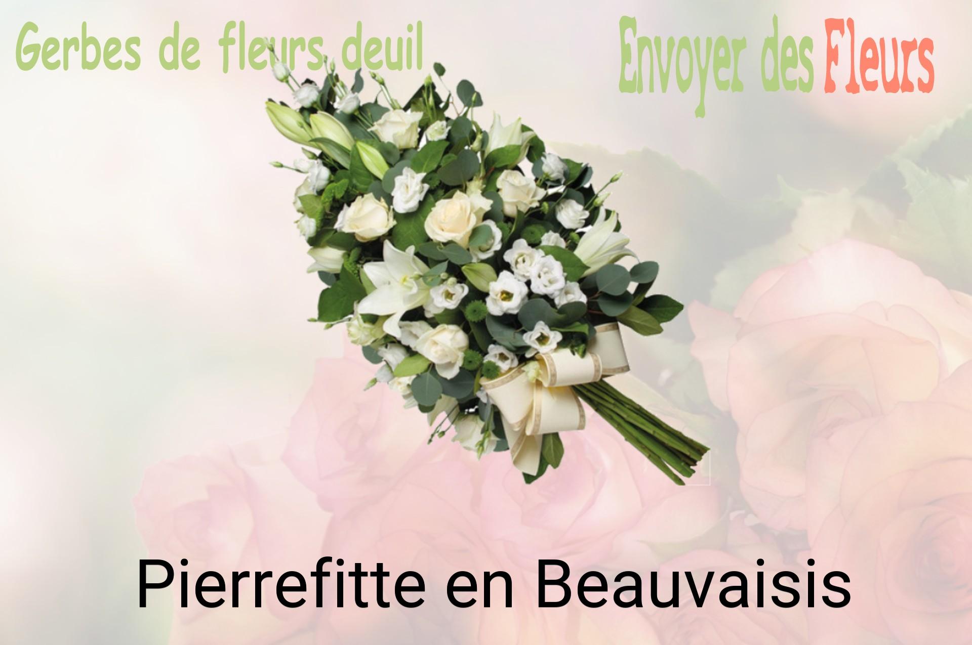 Gerbe de fleurs de deuil livrée à Pierrefitte-en-Beauvaisis